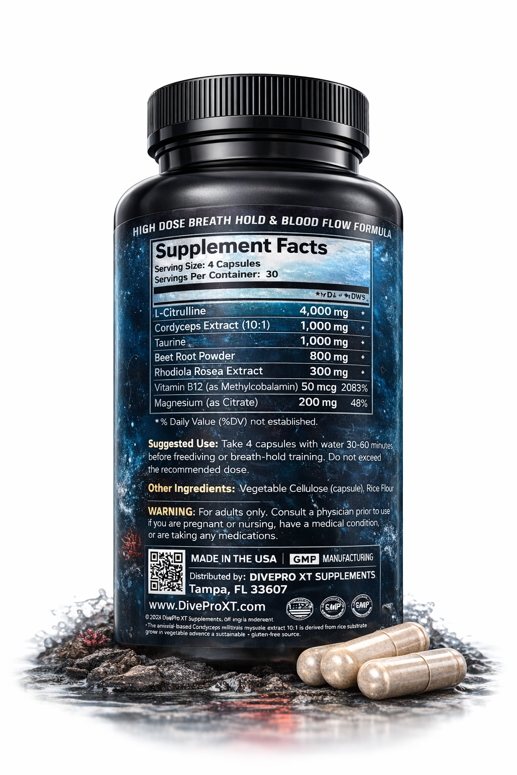 DIVEPRO XT | FREEDIVING SUPPLEMENT