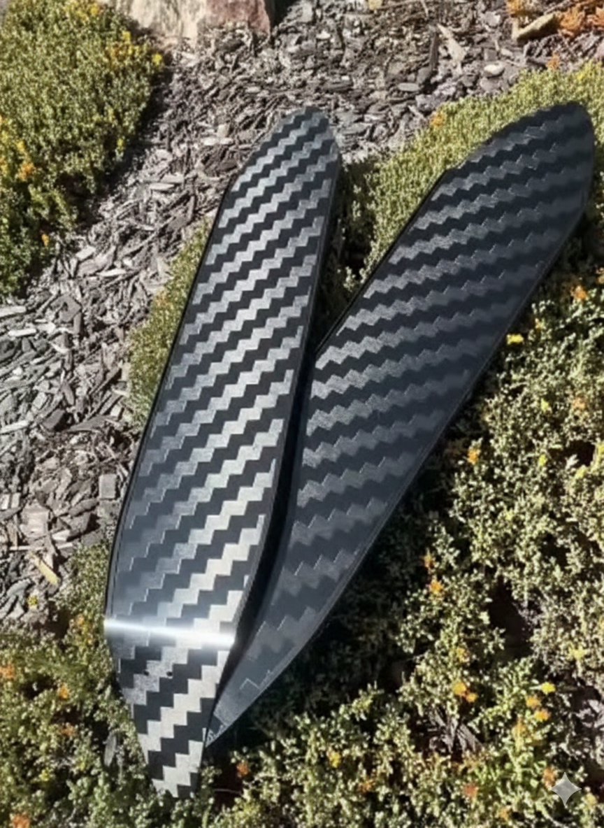 Carbon Fiber Extra Long Blades